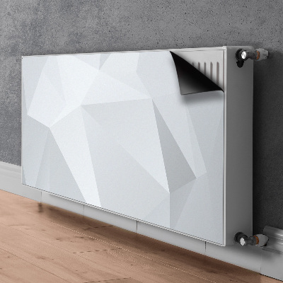 Cobertura magnética para radiador Abstração branca
