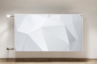 Cobertura magnética para radiador Abstração branca