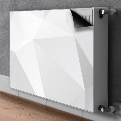 Cobertura magnética para radiador Abstração branca