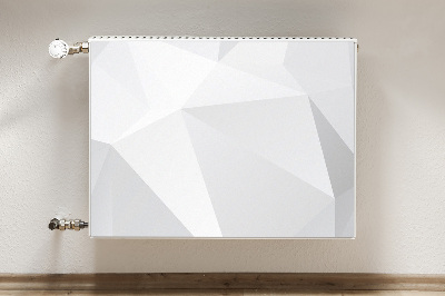 Cobertura magnética para radiador Abstração branca