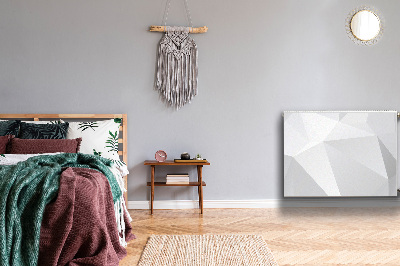 Cobertura magnética para radiador Abstração branca