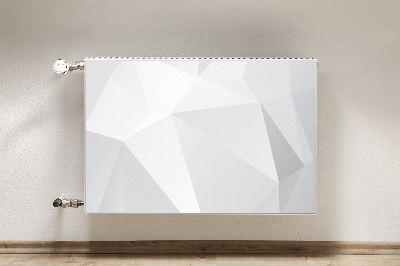 Cobertura magnética para radiador Abstração branca