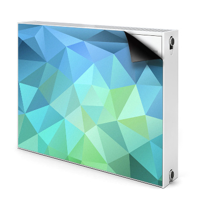 Capa magnética para radiador Abstração azul