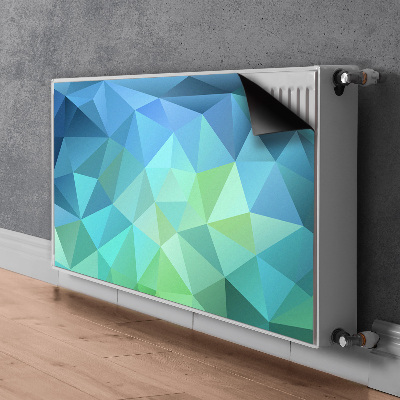 Capa magnética para radiador Abstração azul