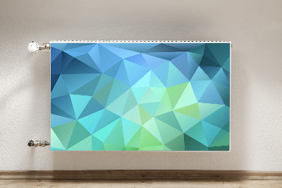 Capa magnética para radiador Abstração azul