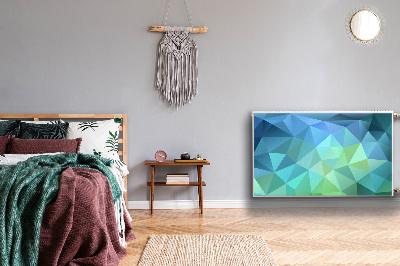 Capa magnética para radiador Abstração azul