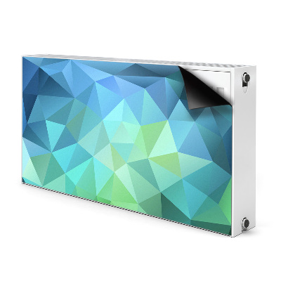 Capa magnética para radiador Abstração azul