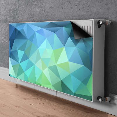 Capa magnética para radiador Abstração azul