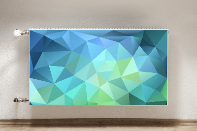 Capa magnética para radiador Abstração azul