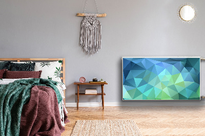 Capa magnética para radiador Abstração azul