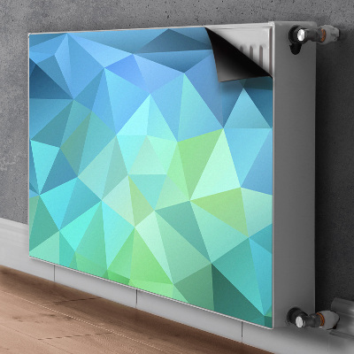 Capa magnética para radiador Abstração azul