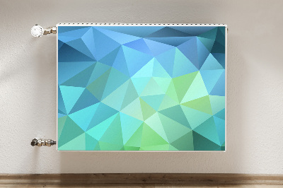 Capa magnética para radiador Abstração azul