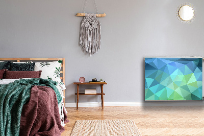 Capa magnética para radiador Abstração azul