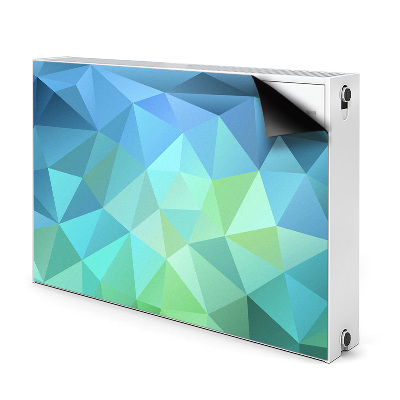 Capa magnética para radiador Abstração azul