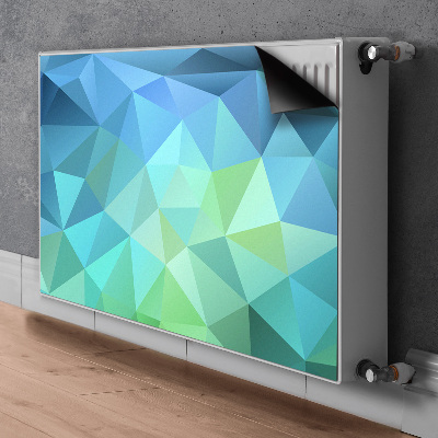 Capa magnética para radiador Abstração azul