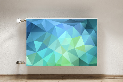 Capa magnética para radiador Abstração azul