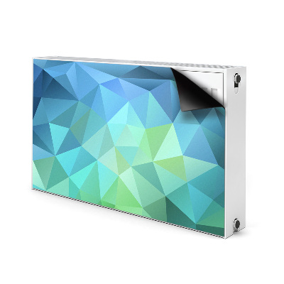 Capa magnética para radiador Abstração azul