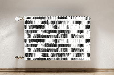 Cobertura magnética para radiador Linhas abstratas