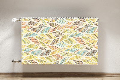 Cobertura magnética para radiador Ondas abstratas