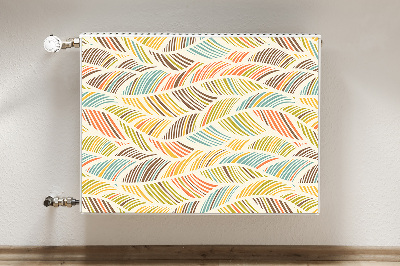 Cobertura magnética para radiador Ondas abstratas