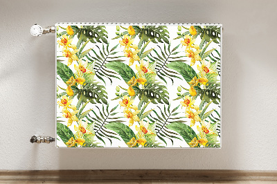 Cobertura magnética para radiador Folha exótica