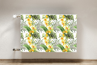 Cobertura magnética para radiador Folha exótica