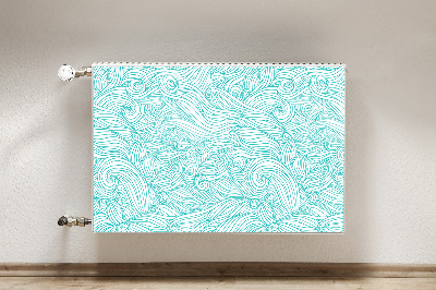 Capa magnética para radiador Ondas vintage