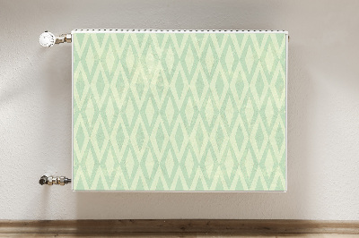 Capa magnética para radiador Losangos verdes