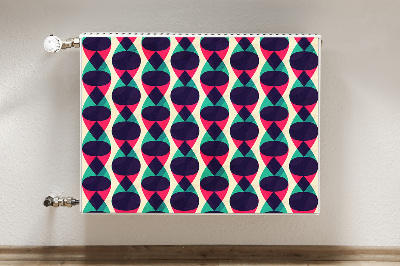 Cobertura magnética para radiador Padrão colorido