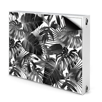 Capa magnética para radiador Folhas escuras