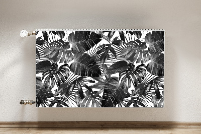 Capa magnética para radiador Folhas escuras