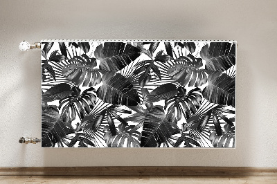 Capa magnética para radiador Folhas escuras