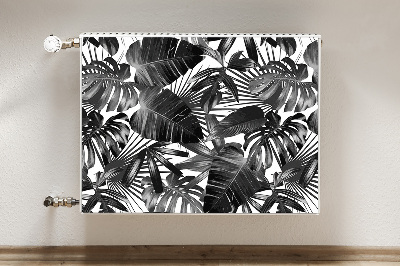 Capa magnética para radiador Folhas escuras