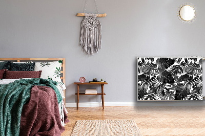 Capa magnética para radiador Folhas escuras