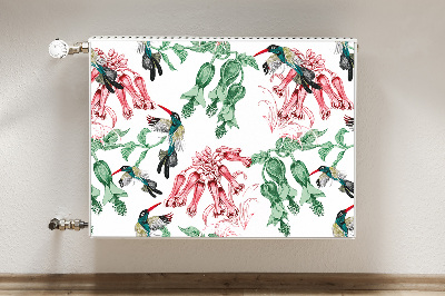 Capa magnética para radiador Ervas e Pássaros