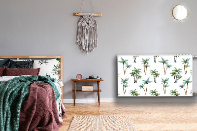 Capa magnética para radiador Mural de palmeiras