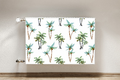 Capa magnética para radiador Mural de palmeiras