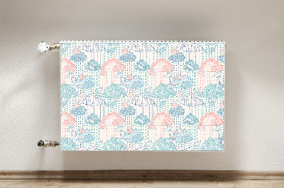 Capa magnética para radiador Nuvens e Pontos