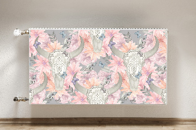 Capa magnética para radiador Crânios de touro