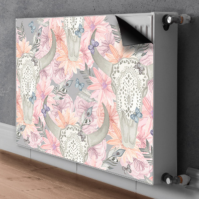 Capa magnética para radiador Crânios de touro