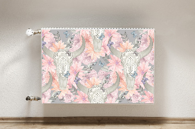 Capa magnética para radiador Crânios de touro