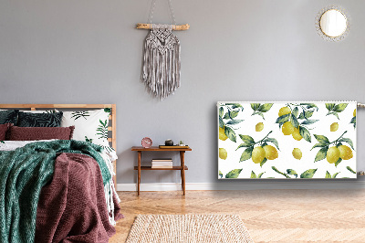 Capa magnética para radiador Limões amarelos