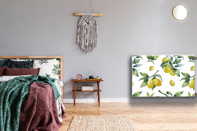 Capa magnética para radiador Limões amarelos