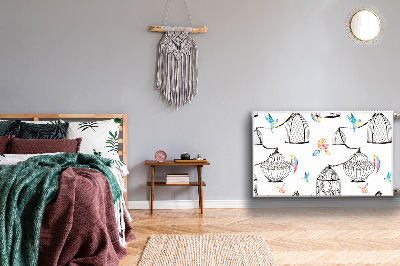 Cobertura magnética para radiador Gaiolas de pássaros