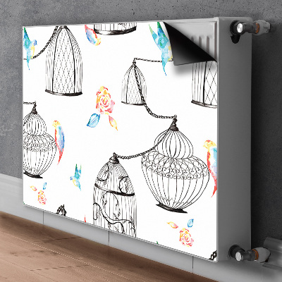 Cobertura magnética para radiador Gaiolas de pássaros