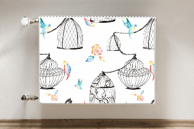 Cobertura magnética para radiador Gaiolas de pássaros