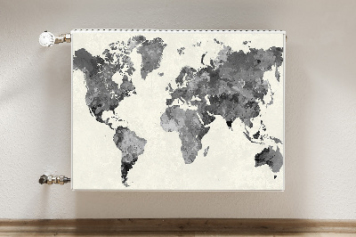 Capa magnética para radiador Mapa do Velho Mundo