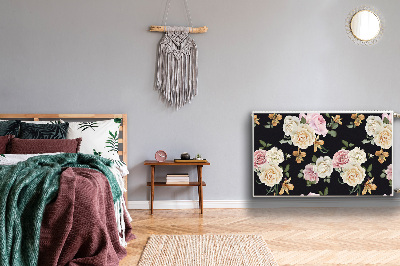 Capa magnética para radiador Rosas vintage