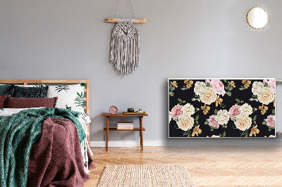 Capa magnética para radiador Rosas vintage