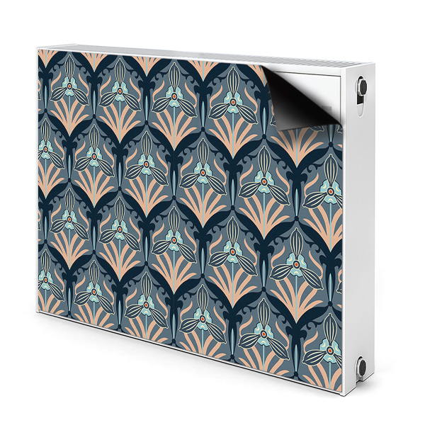 Cobertura magnética para radiador Flores vintage